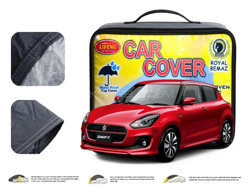 Suzuki Swift 2024 Double Coat Cover PVC With Cotton Car Cover  Image-1