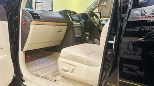 Toyota LandCruiser Prado TXL 2700cc eco/pro.
Model 2020 import April 2025
Brand New vehicle ( spotless condition )
Mileage 49000 km
Auction grade 4.5 A 
Silky black with ash white interior 
Top of the line specs,
All 7seats nappa leather 
Heated & ventilated ( air conditioning) seat 
Glass electric sunroof 
All zone climate control air conditioning 
Adapted Radar 
Active line accessed & blind spot monitor.
Adaptive cruise control 
Premium sound system with 16 speakers 
Cool box 
Full trd original body kit 
19” alloy wheels 
Crome package 
Further information please call & visit at Victory Cars jail road Lahore