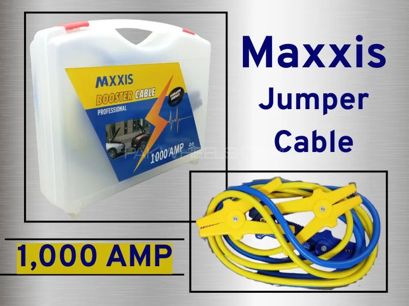 Automotive Battery Jumper/Booster Cables 1.5 Meters For Sedan Premium Quality Plastic Box Pack (Chin Image-1