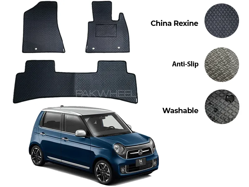 Honda N One China Rexine Floor Mat 3PCS - Model 2012-2019 Image-1