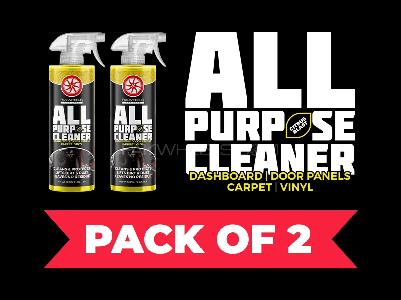 PakWheels All-Purpose Cleaner – Citrus Scent | Car Interior & Exterior Cleaner | APC - Pack Of 2 Image-1