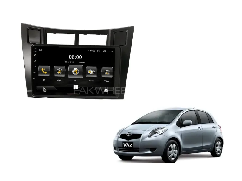Toyota Vitz Android Panel For 2006-2010 Image-1