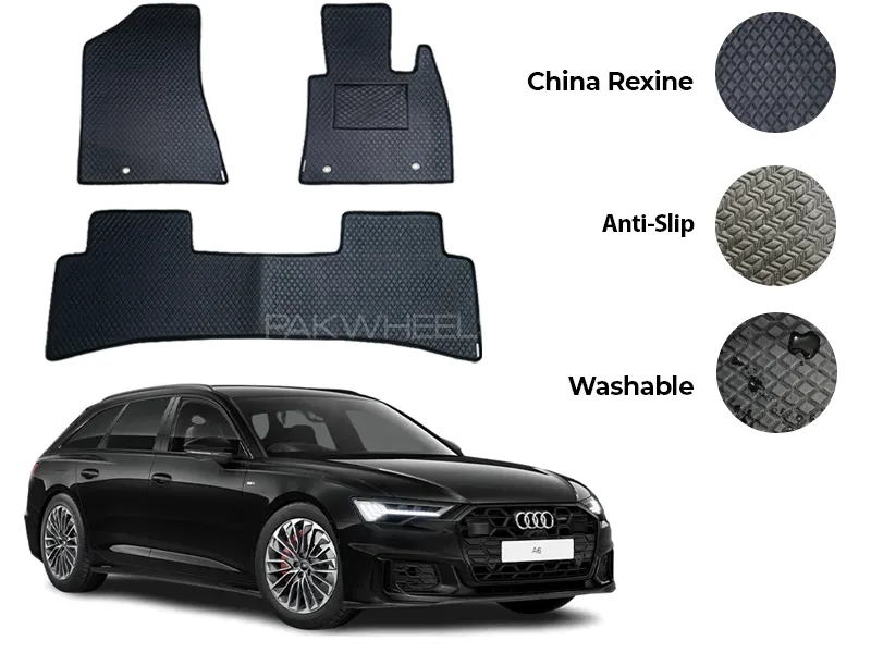 Audi A6 China Rexine Floor Mat 4PCS - Model 2019-2025 Image-1