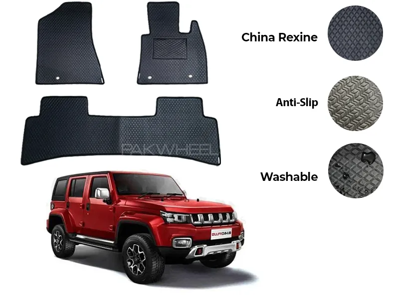 BAIC BJ40 China Rexine Floor Mat 4PCS - Model 2020-2025 Image-1