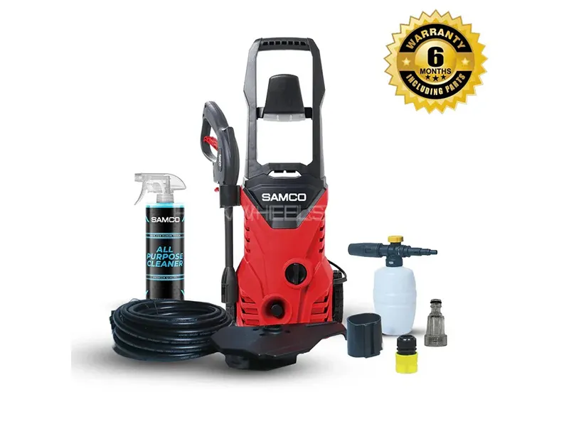 Samco High Pressure Washer And Cleaner 1600 Watts With All Purpose Cleaner - 130bar  Image-1