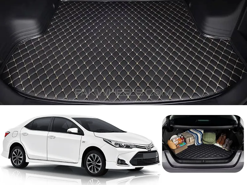 Toyota Corolla 7D Custom Car Trunk Mat - Model 2014-2025 Image-1