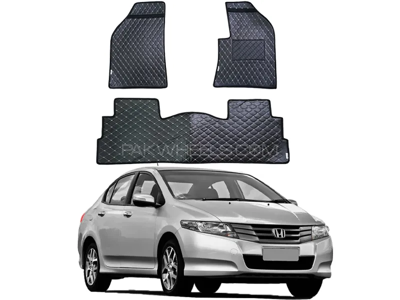 Honda City 7D Floor Mat ( Flat Style ) - Model 2009-2021 Image-1