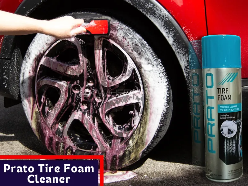 Prato Tire Foam 650ML | Tire Foam & PowerFul Cleaning for a Deep-BlackLook Image-1