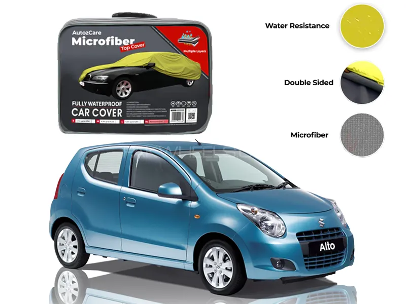 Suzuki Alto Japanese Lapin Microfiber Car Top Cover - Model 2009-2014 Image-1