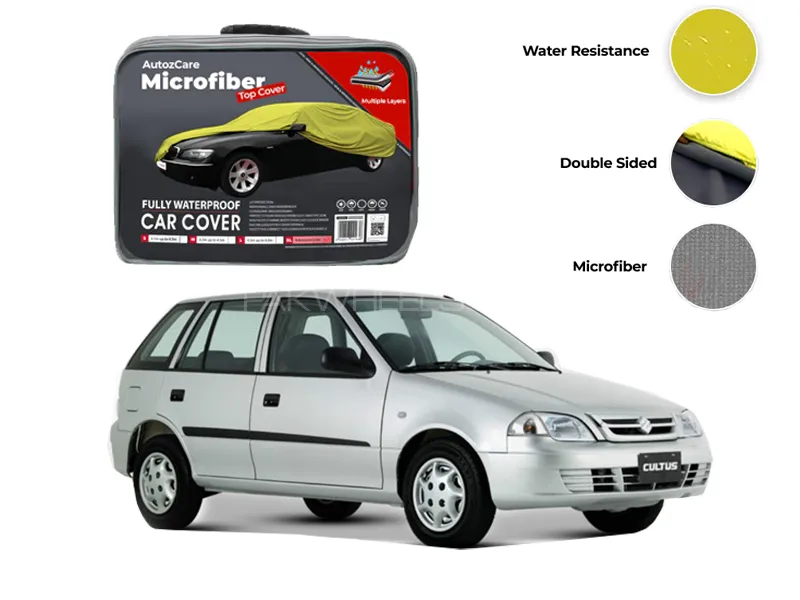 Suzuki Cultus Microfiber Car Top Cover - Model 2007-2017 Image-1