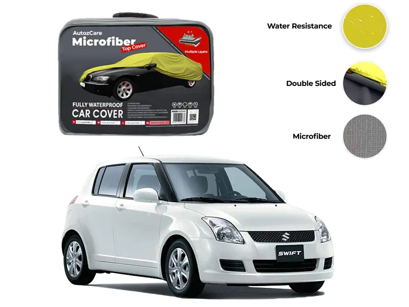 Suzuki Swift Microfiber Car Top Cover - Model 2010-2021 Image-1