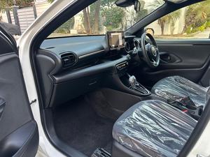 TOYOTA YARIS HATCHBACK G PACKAGE (1000cc)
Model 2021 and Registration 2024
Choice Registered “333”
4.5 Grade Auction Sheet Available & Attached 
Only 35,000 KM Import Mileage 
37,000 Driven Now
Only 1500 km driven locally 
Complete service history available 
Pearl White Color
Bumper to Bumper Original Guaranteed 100%
First Owner
Automatic transmission 
PUSH START
CLIMATE A/C 
APPLE CAR PLAY BLUETOOTH 
MULTIMEDIA STEERING
DIGITAL METER
RETRACTABLE MIRRORS
RADAR
ETC
Too Many Extras 
Leather Seats 
As Good as zero meter
EXCHANGE POSSIBLE WITH ANY CAR

For inspection
Available at SUPREME  CARS
Plot # 151/F,Under Imam heights,Shop no.1&2, Main Khalid Bin Walid Rd, Karachi, Sindh 75400

|  Premium Cars  |  Best Prices  |  Optimum Performance | 
#supremecarsgang