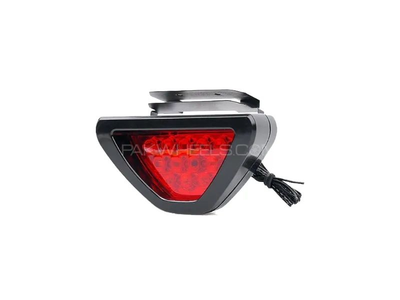 F1 Style Blinking Triangle Brake Light – 12V Rear Tail Lamp Image-1