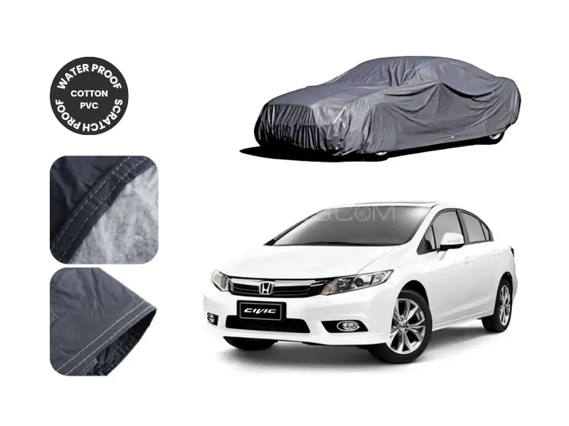 Zingfix Honda Civic 2012-2015 Premium Waterproof Top Cover – Dust & Scratch Protection Image-1