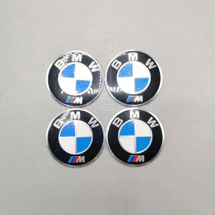 Universal 4.5mm Metal patri Wheel Logo in Premium Quality 4 Pcs Set Image-1