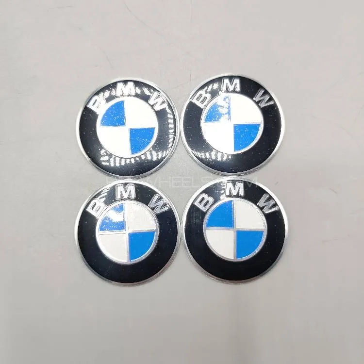 Universal 4.5mm Metal patri Wheel Logo in Premium Quality 4 Pcs Set Image-1