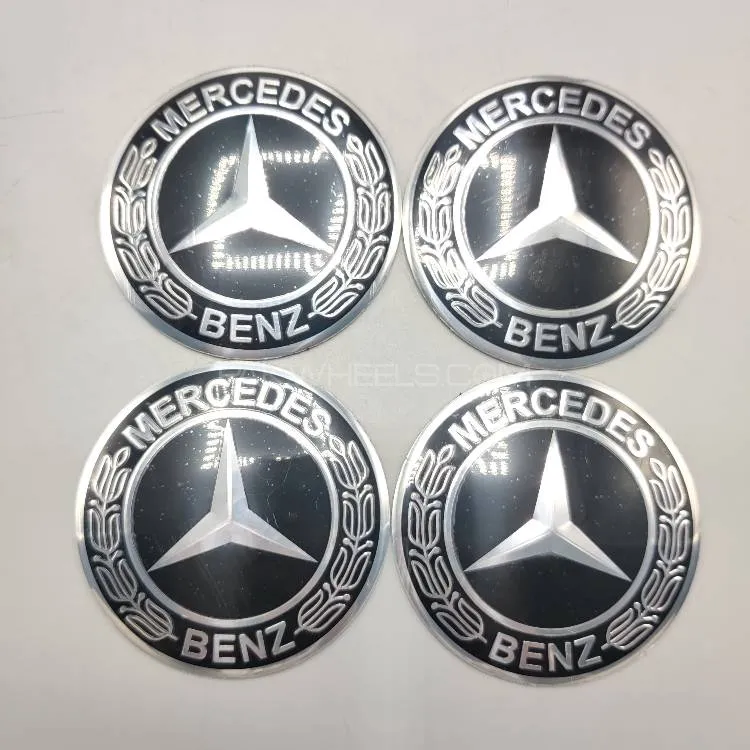 Universal 7.5mm Metal patri Wheel Logo in Premium Quality 4 Pcs Set Image-1