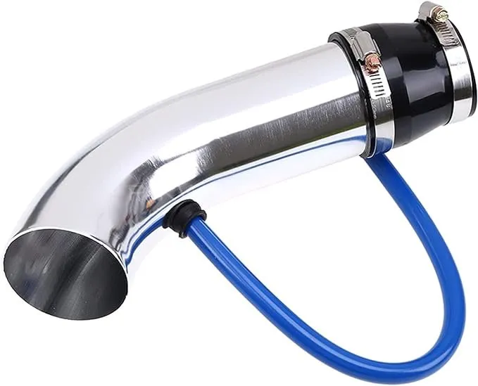 Universal aluminium cold air intake pipe/ hose - Image-1