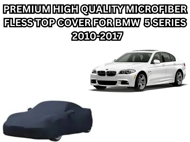 Premium Waterproof Microfiber Fleece Top Cover for BMW 5 Series (2010–2017) Image-1