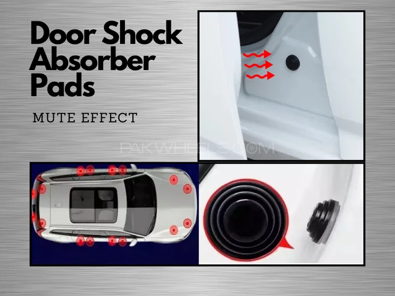 10 Pcs Door Shock Absorber Pads Buffer Bumper Pads Shock Absorption Sound Insulation Rubber Changan Image-1