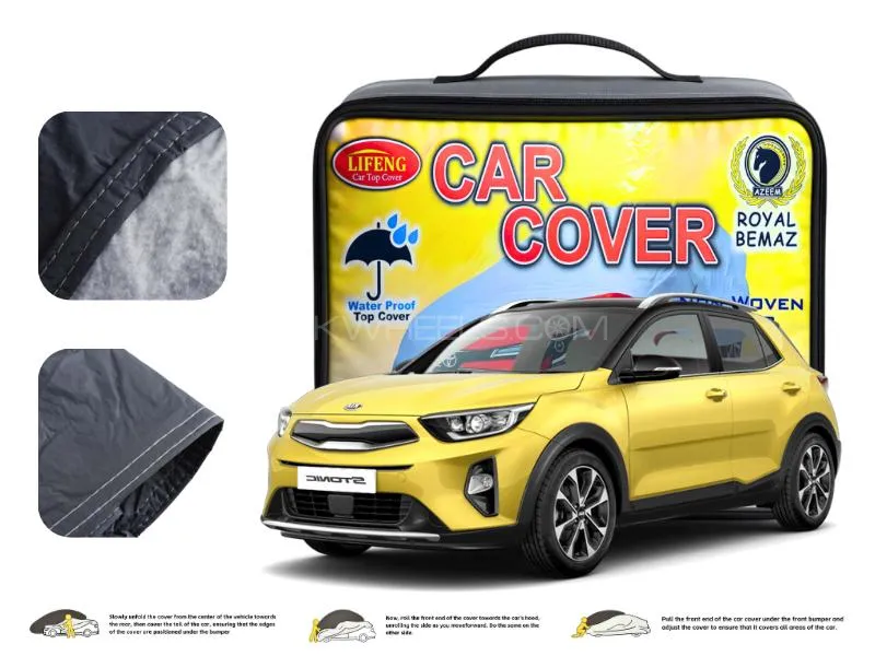 KIA Stonic Double Coat PVC With Cotton Car Cover Image-1