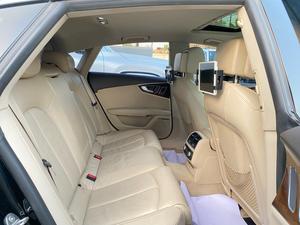 Audi A7 Sportback 50 Quattro
Executive Edition 
Manufacturing: 2014 
Model year: 2015 on all papers
Mileage: 35,900 km
Reg: Karachi 

*Sunroof 
*Power Spoiler
*Bose Sound System 
*Leather Electric Seats
*Memory Seats
*Power Boot
*Matrix LED Lights

Calling and Visiting Hours

Monday to Saturday

11:00 AM to 7:00 PM