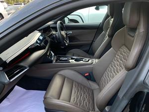 Audi etron GT 
Model: 2022 
Mileage: 4,000 km 
Reg: 2022 khi 

*PPF Coated 
*Black with truffle brown interior
*Front sports pro seats
*Front ventilated seats
*Privacy glass (dark tinted windows) 
*Interior in Nappa leather/Dinamica microfibres
*Perforated leather with honeycomb stitch 
*Bang & Olufsen 3D sound system
*Adaptive air suspension 
*Decorative inserts in Matte Carbon Twill

Calling and Visiting Hours. 

Monday to Saturday

11:00 AM to 7:00 PM