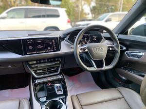 Audi etron GT 
Model: 2022 
Mileage: 4,000 km 
Reg: 2022 khi 

*PPF Coated 
*Black with truffle brown interior
*Front sports pro seats
*Front ventilated seats
*Privacy glass (dark tinted windows) 
*Interior in Nappa leather/Dinamica microfibres
*Perforated leather with honeycomb stitch 
*Bang & Olufsen 3D sound system
*Adaptive air suspension 
*Decorative inserts in Matte Carbon Twill

Calling and Visiting Hours. 

Monday to Saturday

11:00 AM to 7:00 PM