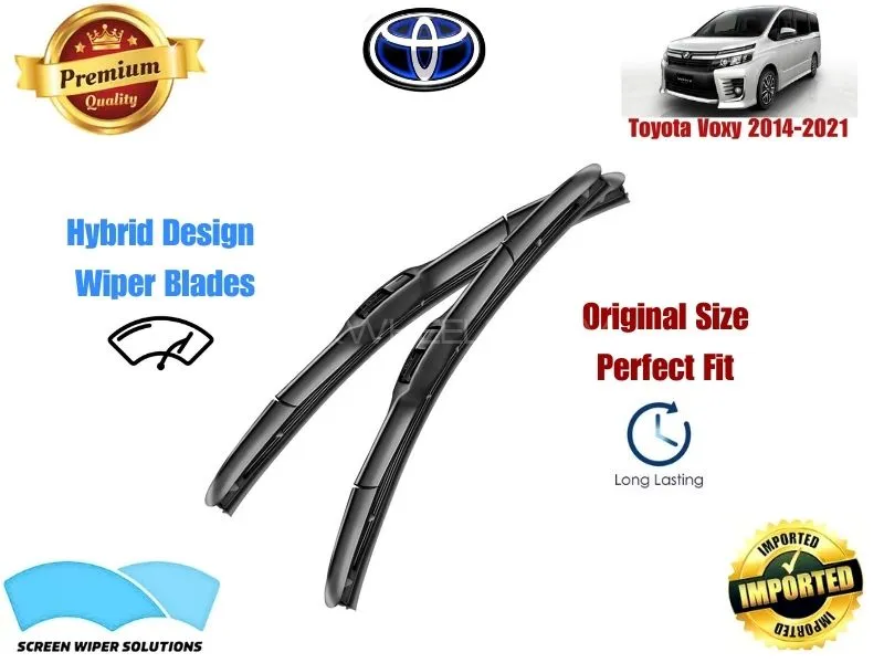 Toyota Voxy 2014-2021 Aero Design Soft Wiper Blade set - Premium Quality Image-1