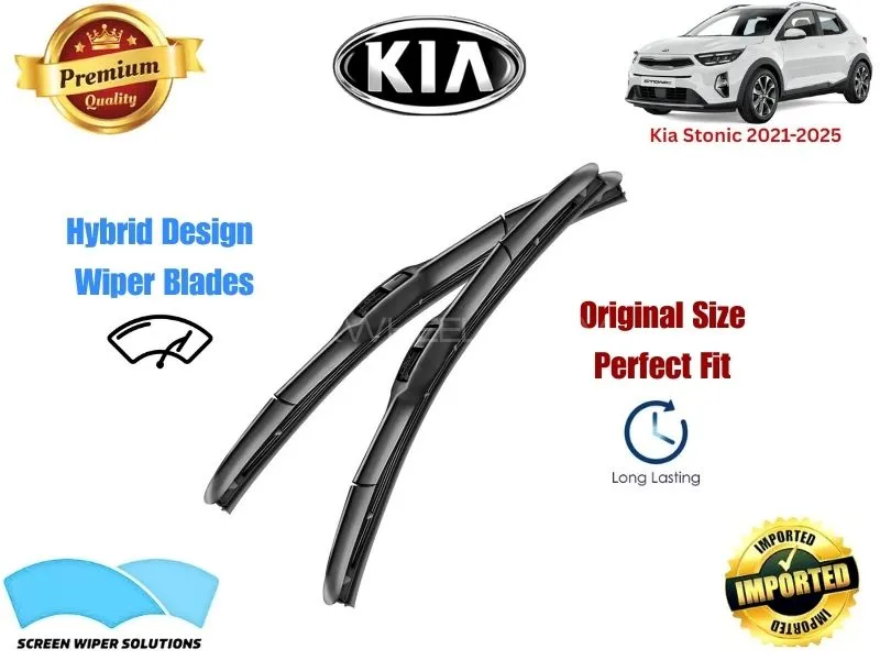 KIA Stonic 2021-2025 Aero Design Soft Wiper Blade set - Premium Quality Image-1