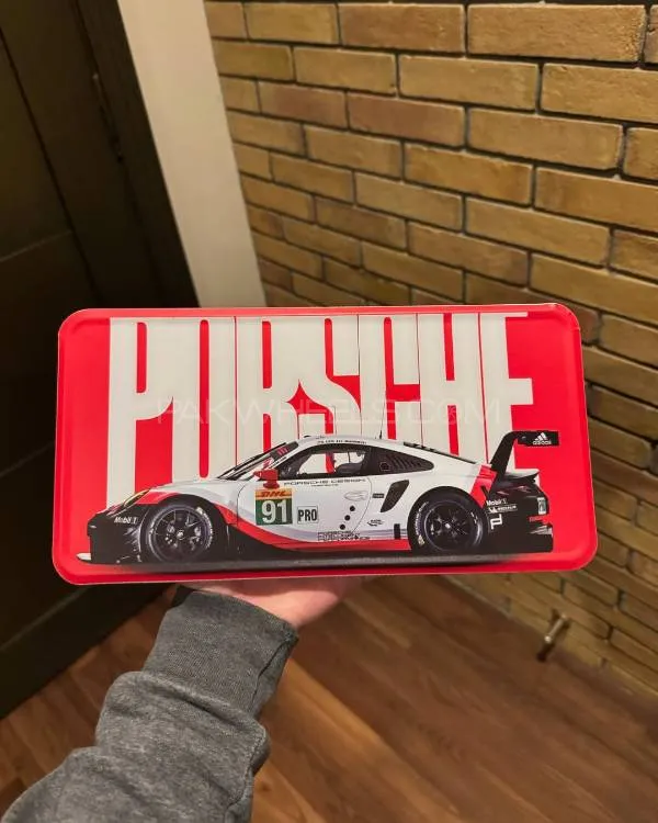 Porsche 911 Metal Licence Plate Image-1