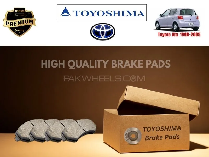  Toyota Vitz 1998-2005 Toyoshima Front Brake Pads - High Quality Image-1