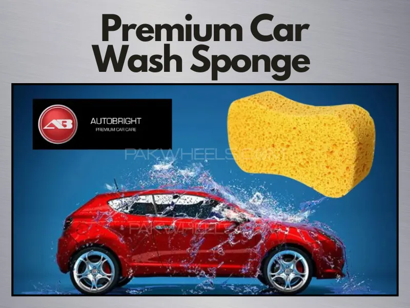 Auto Bright Premium Car wash sponge Ultra Durable Image-1