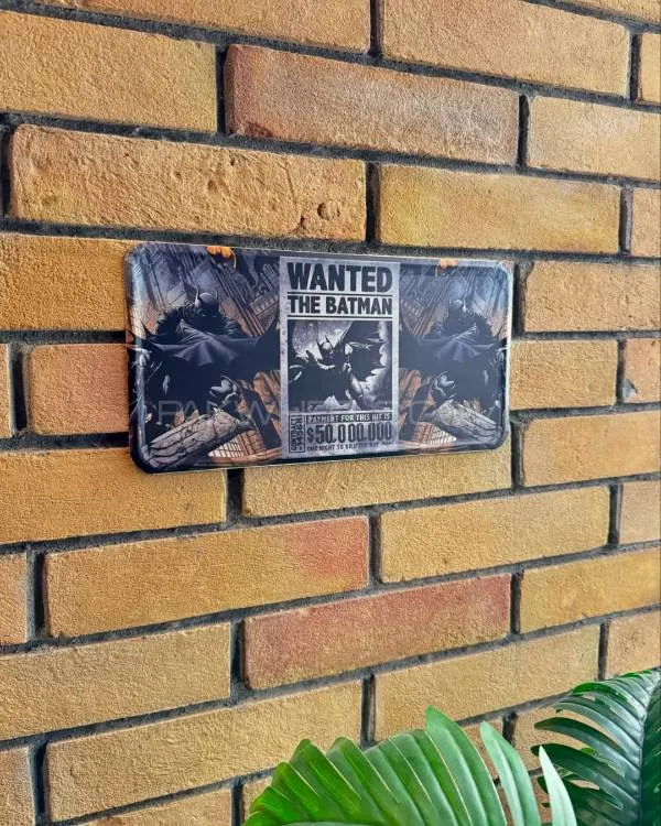 Batman Metal Licence Plate Image-1