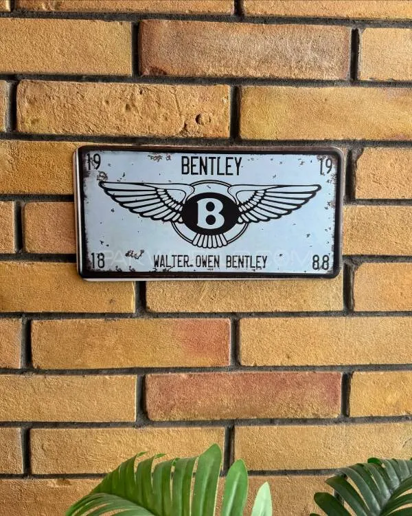 Bentley Metal Licence Plate Image-1