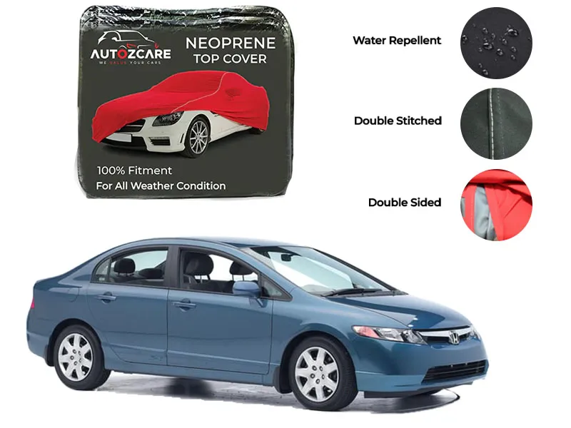 Honda Civic Neoprene Top Cover - Model 2002-2005 Image-1