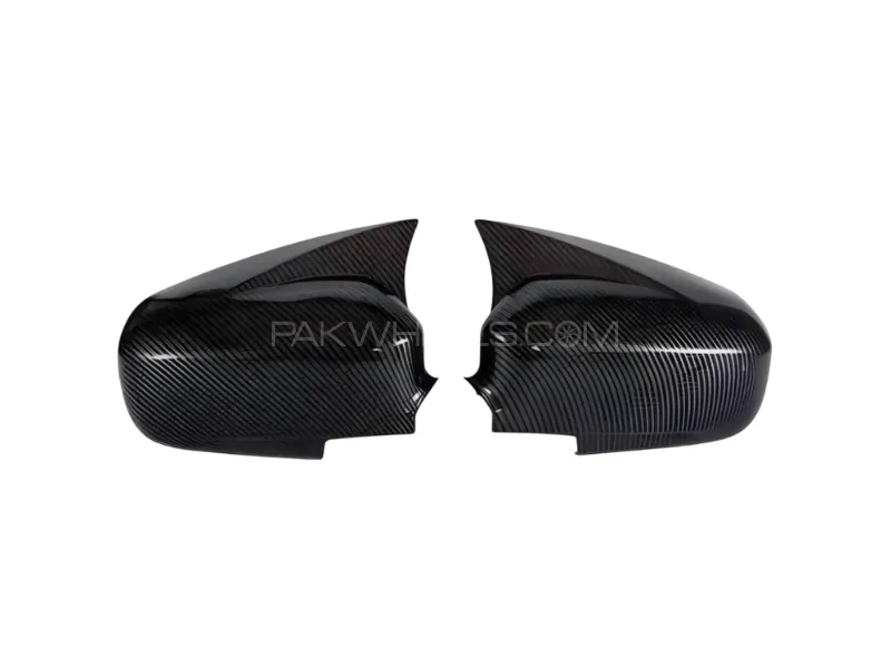 Honda Civic EK 1998–2000 Batman Style Side Mirror Covers | Carbon Fiber Look | Sporty Finish Image-1