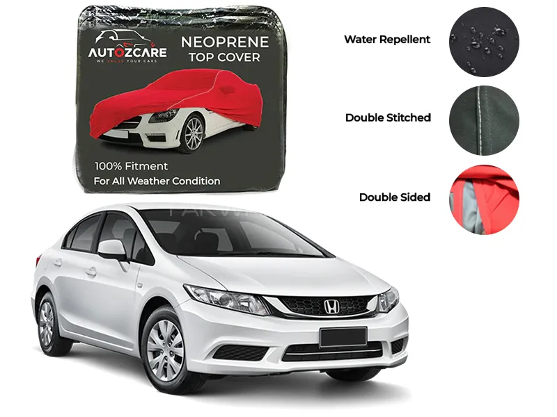 Honda Civic Rebirth Neoprene Top Cover | - Model 2012-2016 Image-1
