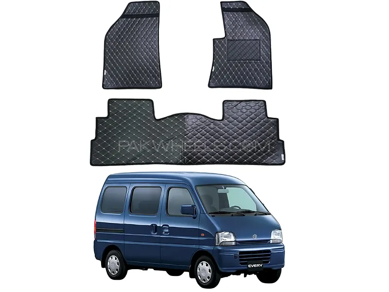 Suzuki Every 7D Floor Mat ( Flat Style ) - Model 1999-2005 | Fully Customized 7D Floor Mat Image-1