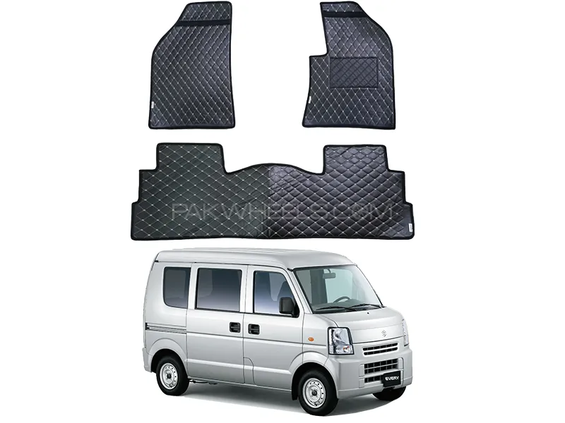 Suzuki Every 7D Floor Mat ( Flat Style ) - Model 2006-2015 | Fully Customized 7D Floor Mat Image-1