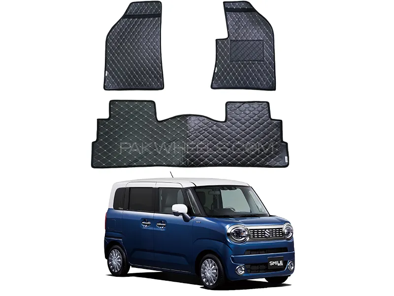 Suzuki Wagon R SMILE 7D Floor Mat ( Flat Style ) 2PCS - Model 2021-2025 Image-1