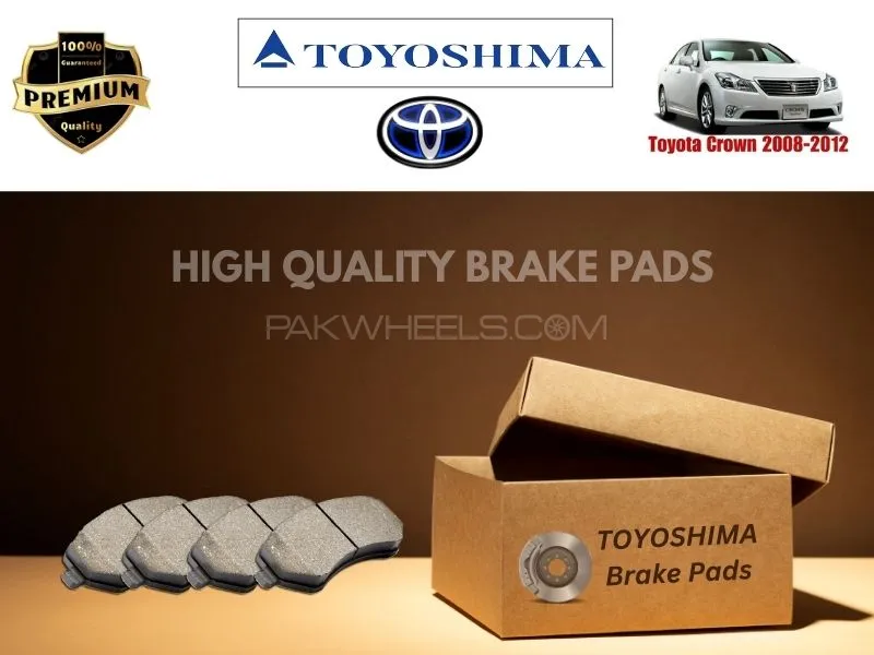 Toyota Crown 2008-2012 Toyoshima Front Brake Pads - High Quality Image-1