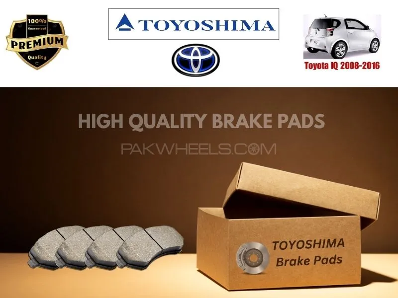 Toyota IQ 2008-2016 Toyoshima Front Brake Pads - High Quality Image-1