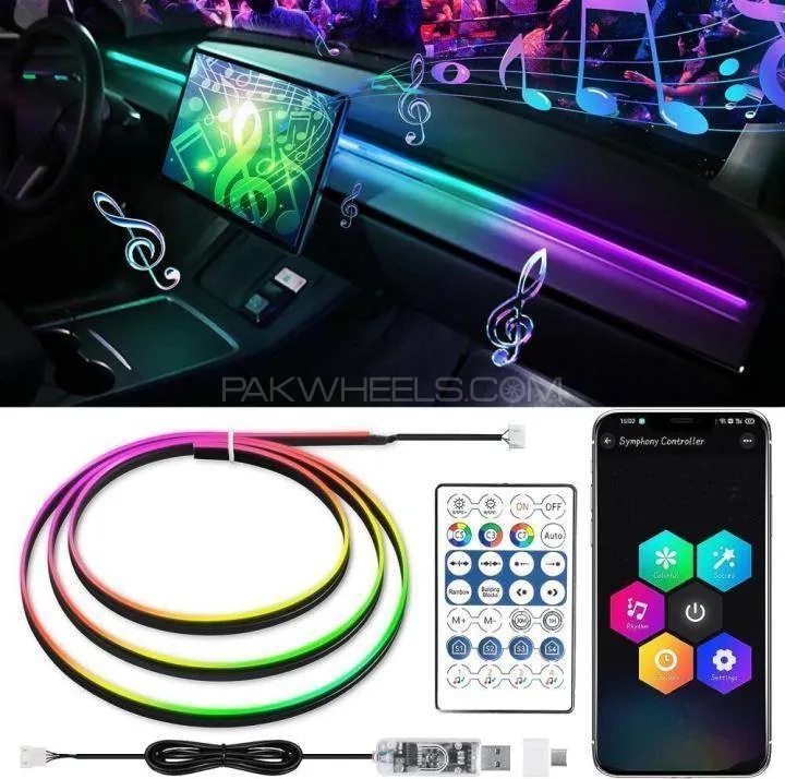 1 Pc Easy Installation LED Strip Light Image-1