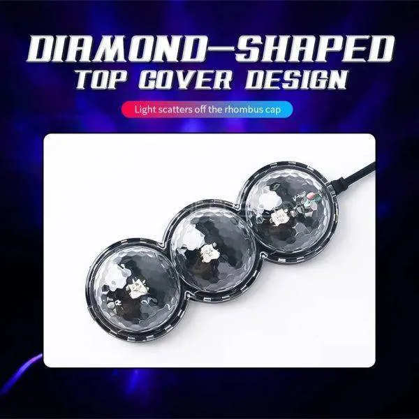 4 Pcs Colorful Voice Control LED Strip Light Image-1
