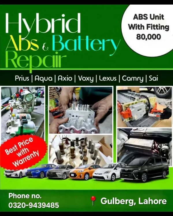 Aqua, Prius, Axio, Feilder, Camrey, Voxy, Seinta, Noaha  ABS Image-1