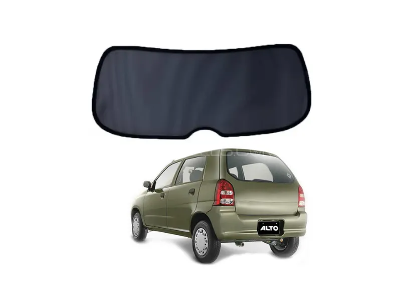 Rear Sunshade for Suzuki Alto 2000-2012 | Custom Fit Window Back Shade Image-1