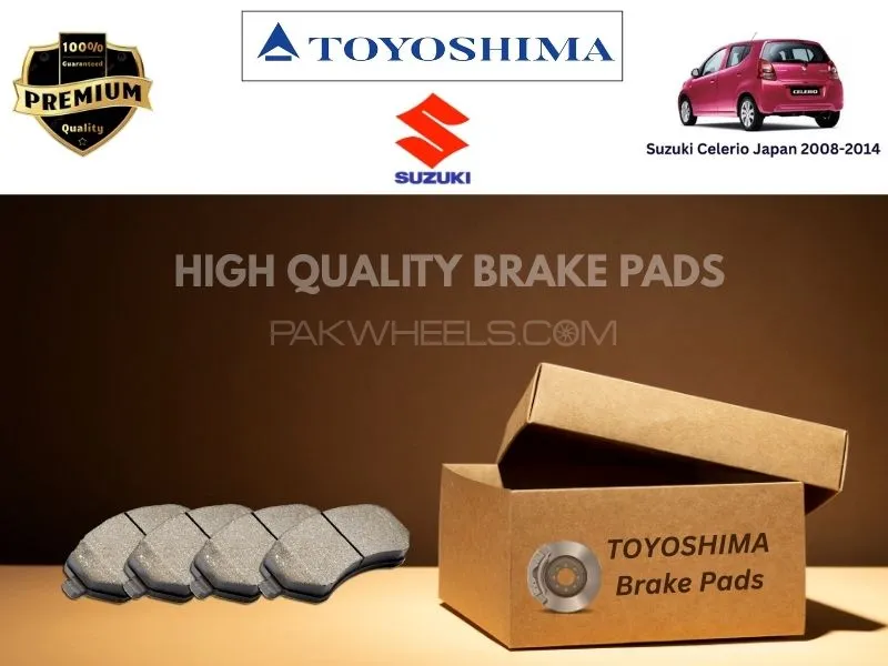Suzuki Celerio Japan 2008-2014 Toyoshima Front Brake Pads - High Quality Image-1