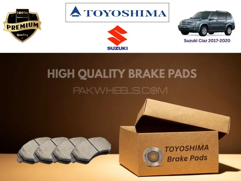 Suzuki Ciaz 2017-2020 Toyoshima Front Brake Pads - High Quality Image-1