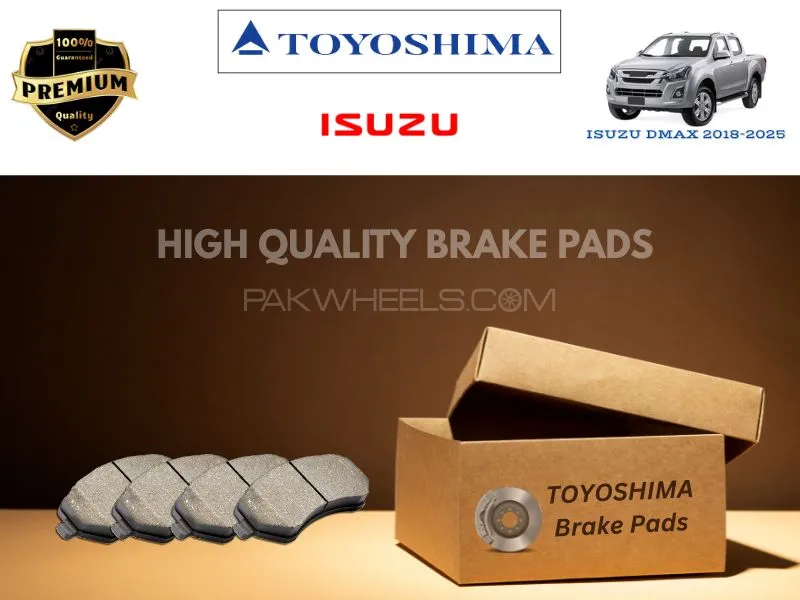 Isuzu D-max 2018-2025 Toyoshima Front Brake Pads - High Quality Image-1